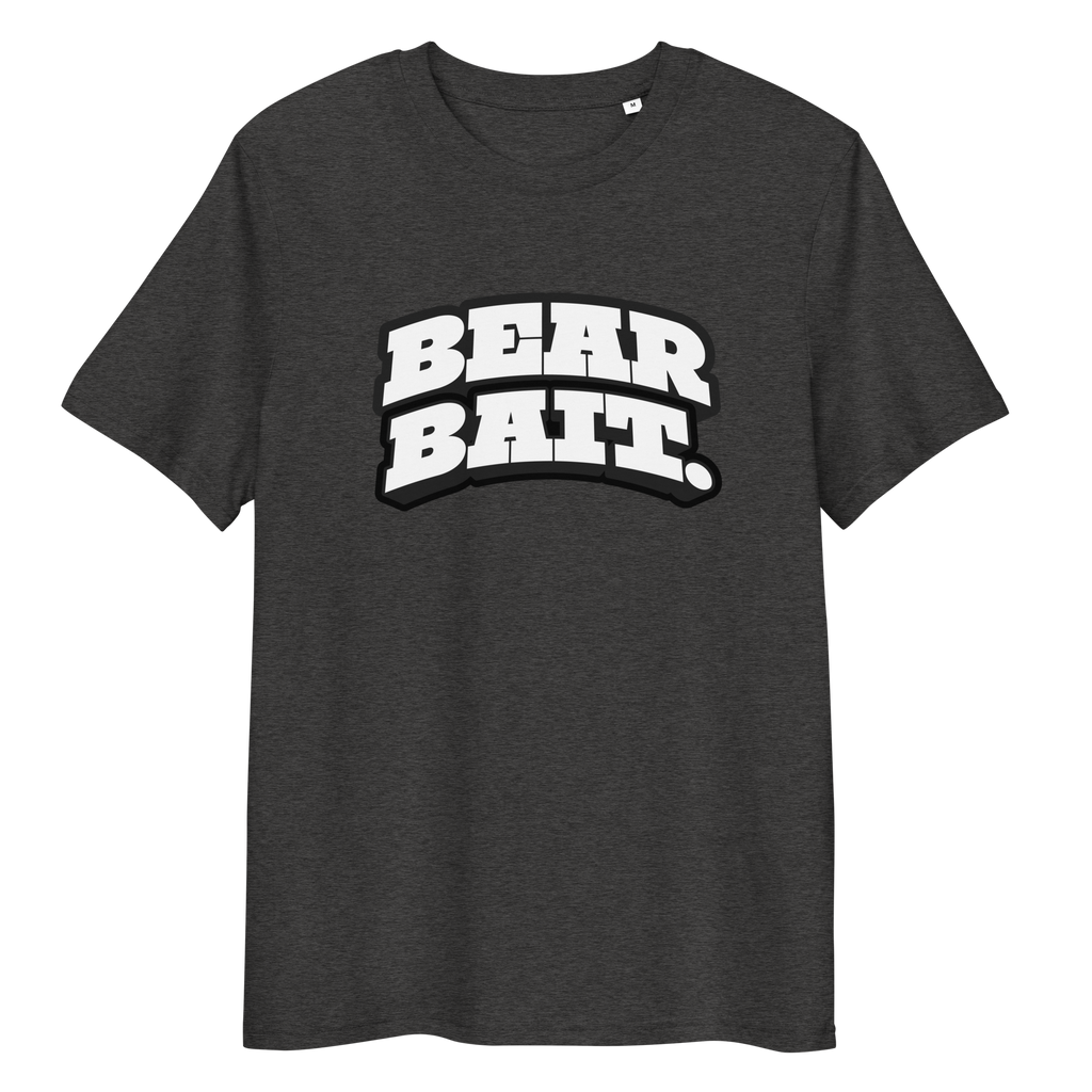 Anthracite t-shirt with ‘Bear Bait’ text and ‘Cubbie & Co’ branding